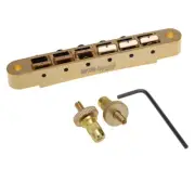 Wilkinson Gold 52mm Tune-o-matic Bridge For USA Les Paul / Epiphone LP Guitar
