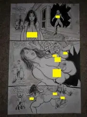 Massey CAVEWOMAN TARGET ANKHA 1 pg 17 MERIEM HUGE HEADLIGHTS WOW CATFIGHT