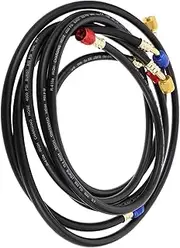iplusmile 3pcs Car Air Conditioning Repair Hoses Filling Hoses for Air Conditioner Manifold Gauge Efficient for Home Automotive Systems