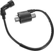 Ignition Coil High Voltage Cap Starter Ignition Switch Go Kart Ignition Coil Motorcycle Handlebar Switch Motorcycle Horn Kill Switch Universal Ignition Key Switch Black Plastic