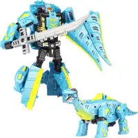 在飛比找momo購物網優惠-【TDL】恐龍變形機器人模型玩具恐龍玩具腕龍款 46-005