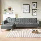 Sarantino Corner Sofa Lounge Couch Bed Modular Furniture Home Chaise Grey