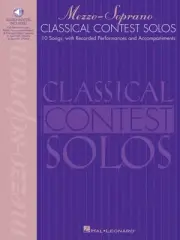 Classical Contest Solos Mezzo-Soprano Vocal Collection Book and Audio 000740074