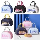 Large Capacity Lunch Bag Oxford Cloth Casual Handbag Tote Bag Women Men