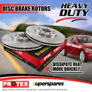 Pair Rear Protex Disc Brake Rotors for Mercedes Benz Sprinter 416 419 509 W906