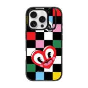 iPhone 16 Pro Impact Ring Stand Case MagSafe Compatible geometric check