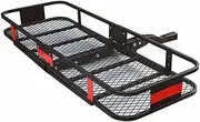Car Rear Bracket Car Frame Luggage Frame Folding Frame SUV Trailer Basket Rear Mounted Aluminum Alloy Trailer Frame(Large Frame)