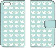 Notebook Type Smartphone Case EU TYPE2 Emerald/for iPhone SE/5s/SoftBank