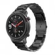 Stainless Steel Replacement Band For Amazfit Gtr 47Mm Black Watch Bands