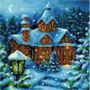 Cross-stitch kit Riolis Drop Snow IN The Forest 2029