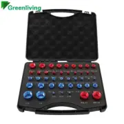 44-piece inch and metric set Nut and Bolt thread checker Marker Thread meter AU