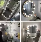 10 Bulbs Hollywood Style Make Up Mirror Lights Dimmable Lamp Vanity LED Light