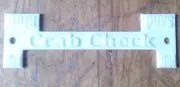crab size check, ruler, measure, gauge Qld Sand Blue Mud 150 115 Made in Bundy