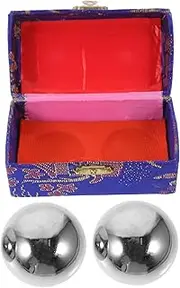 Hand Exercise Massage Balls 2pcs Handballs Made of and Shoulder Massagers for Elderly