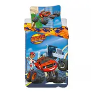 Blaze Race Kids Quilt Cover Set for Toddler Bed
