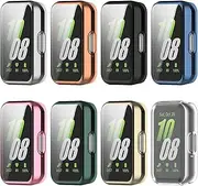 8Pack Screen Protector Compatible with Samsung Galaxy Fit 3 SM-R390 Cases ( Not for Galaxy Fit2/Galaxy Fit) Smartwatch Covers Scratched Resistant Screen Protectors intended for Samsung Galaxy Fit 3