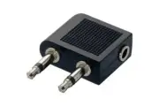 Go Travel Airline Earphone Adaptor Adapter Flight Plane Headphone Socket 3.5mm