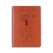 Pastor Gifts Pastor Leather Journal Notebook Pastor Hardcover-to pastor