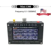 Mini1300 Antenna Analyzer Meter for 2 Way Radio 4.3" 0.1-1300MHz HF/VHF/UHF SWR