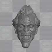 Classic Joker v2 custom head for McFarlane DC Multiverse & other action figures