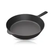 12 Inch Smooth & Light Cast Iron Skillets - Pre-Seasoned Cast Iron Pan - Easy...