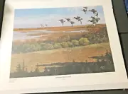 Signed & Numbered Print Harold Roe JAMESTOWN REDISCOVERED 2004 Mallard Duck