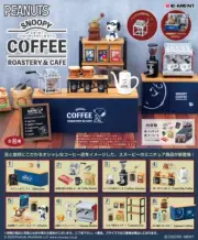 Re-Ment Miniatures Peanuts Snoopy Snoopy Coffee Roastery and Cafe Full set RARE