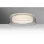 Besa Lighting TANGO15GYC-LED Tango 1 Light 16 inch Flush Mount Ceiling Light