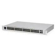 Ubiquiti USW-48-POE UniFi 48 port Managed Gigabit Layer2 & Layer3 switch - 48x Gigabit Ethernet Ports w/ 32x 802.3at POE+, 4x SFP Port Touch Display 210W