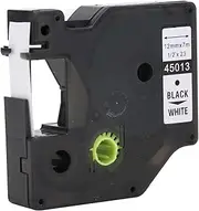 Marhynchus 12 Mm Rolled Tag Tag for LM-160/280, Black Label Tape on Durable for Several Labels