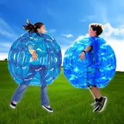 90cm PVC Inflatable Toy Body Bubble Toy Ball Bumper Ball Football Buddy Kid Outdoor Play 13344 RED