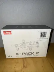 Attop X-Pack 2, 2.4G Mini Foldable Drone, Compact and Portable Yellow