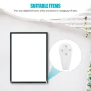 100 Pcs Picture Hangers No Trace Hook White Wall Hooks Decoration