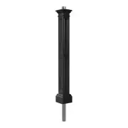 Mayne Liberty Traditional Plastic Lamp Post with Mount in Black