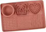 Totority Dog Feeding Mat Licking Mat Slow Feeder for Dogs and Cats with Suction Cup for Reducing Rapid Eating and Calm Easy to Clean and Reusable