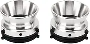 1 Pair Nab Hub Adapter Silver Aluminum Alloy ABS Universal Opener Winder Hub Adapter Replacement,for Studer