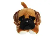 Aurora Adorable Flopsie Chad Boxer Stuffed Animal - Playful Ease - Timeless Companions - Brown 12 Inches