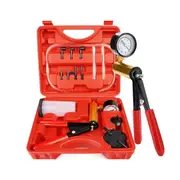 Hand Held Brake Bleeder Bleed Tester Set Kit Vacuum Pump Car Motorbike Gauge