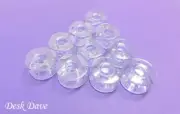 10 Plastic Class 15 Bobbins, 2518P, Bernina Bernette 715 730 740E Deco 330 340+