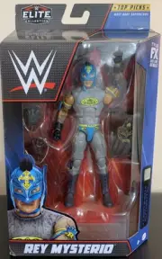 NIB, WWE ELITE COLLECTION REY MYSTERIO, TRUE FX LIFE-LIKE DETAILS