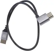 SECFOU Ultra 8k Video Cord Tv Adapter Right Angle Male to Male Cable for Monitor