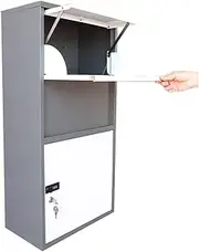 Exquisite Mailbox Mailbox Metal Post Box High Capacity Commercial Grade Drop Box Modern Freestanding Letter Box Safe and Secure Parcel Box Safer