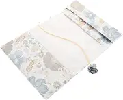 HOUDERCO Flower Book Cover Protector Decorative Fabric Book Sleeve for Notebooks and Stylish for Planners and Journals Lightweight and Easy to Maintain
