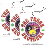 The Freak Brothers - Psychedelic Road Rage Air Freshener - Vanilla Scent 3 Pack