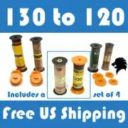 130 to 120 Film Spool Adapter Set/Kit (4pcs) For Antique Vintage Cameras Folding