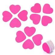 40 Pieces Heart Shape Double Sided Nail File Strips Nail Mini Buffer Block