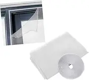Homoyoyo Self-Adhesive Mesh Screen for Windows Fly Screen Netting Insect Control Window Mesh Rolls 130x150cm