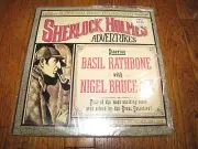 SHERLOCK HOLMES ADVENTURES 4 ORIGINAL RADIO BROADCAST MURRAY HILL RECORDS 2X LP