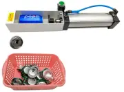 Aluminum Can Crusher, Heavy Duty Pneumatic Cylinder Soda Beer Can Crusher, Ec...