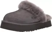 UGG Women's Disquette Slipper, Charcoal, 10